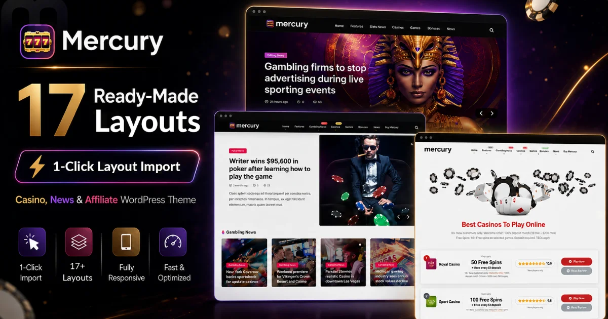 Mercury Wordpress Theme